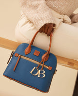Dooney & Bourke Pebble Grain Domed Satchel Handbag