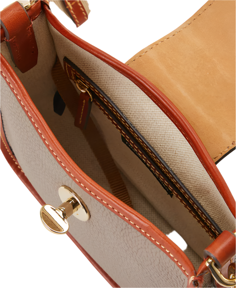 Dooney & Bourke Pebble Turnlock Messenger 20 Crossbody Handbag