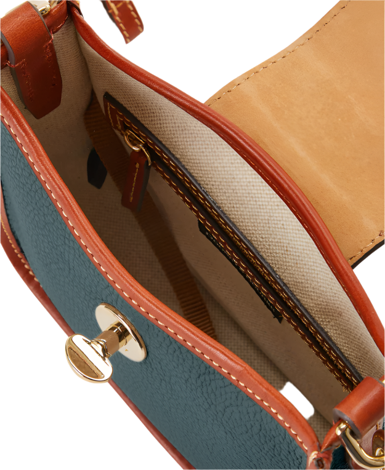 Dooney & Bourke Pebble Turnlock Messenger 20 Shoulder Handbag