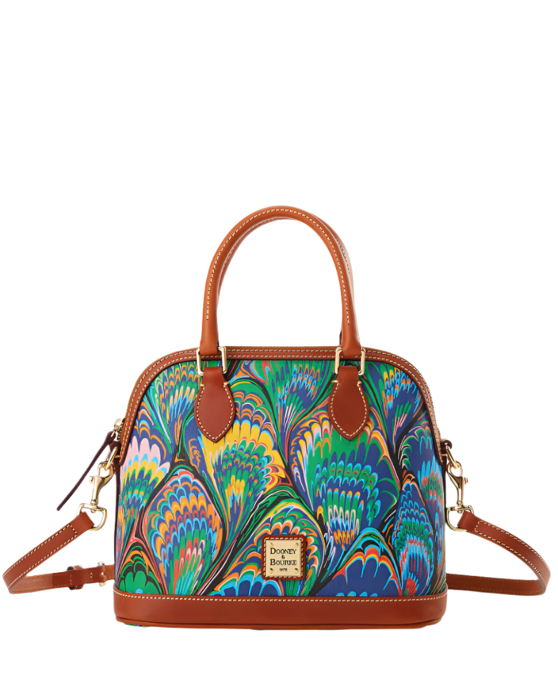 Dooney & Bourke Plumes Satchel Handbag