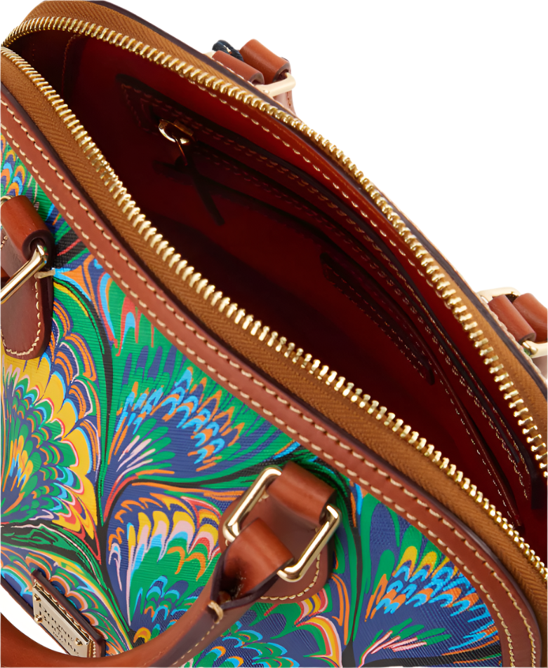 Dooney & Bourke Plumes Satchel Handbag