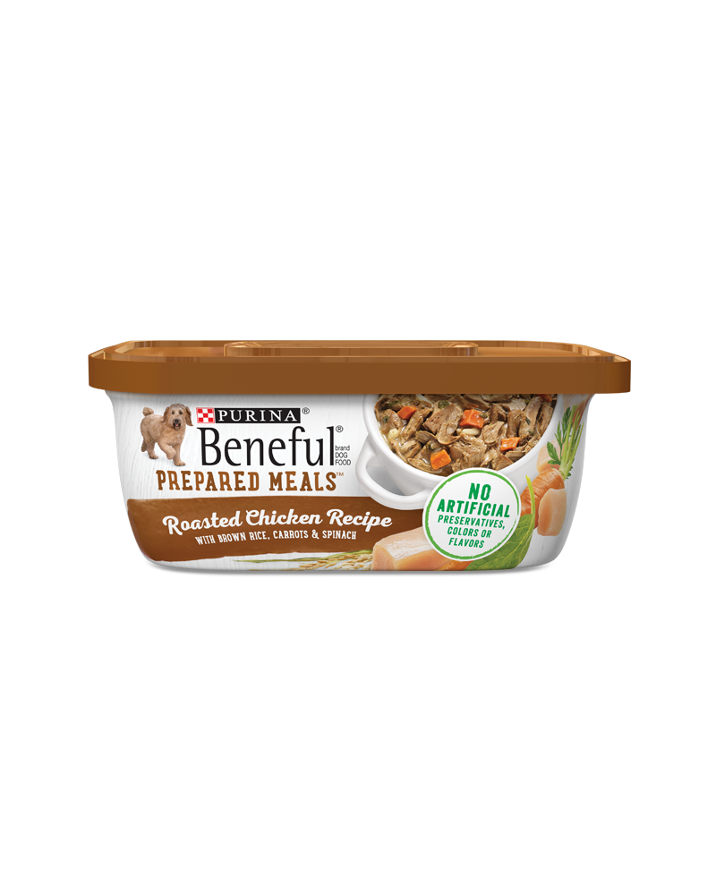 Purina Beneful Prepared Meals Roasted Chicken Recipe Wet Dog Food - 10 oz.