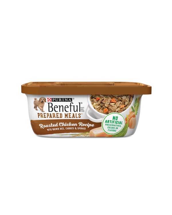 Purina Beneful Prepared Meals Roasted Chicken Recipe Wet Dog Food - 10 oz.