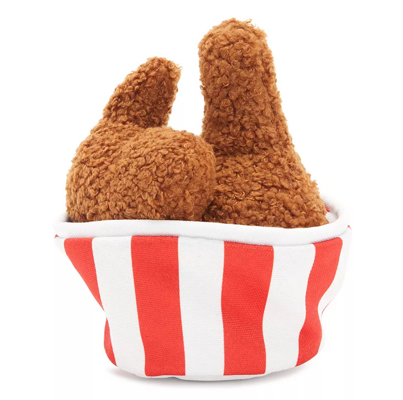 BARK Bucket O' Fried Licken Plush Dog Toy