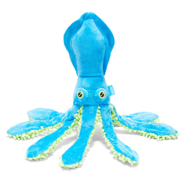 BARK Shifty Sid The Squid Plush Dog Toy