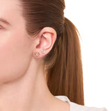 Athra Gold Bow & Stud Earrings Set