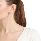 Athra Silver Starfish Earrings Set