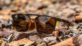 Knockaround Cypress Brightsides Tortoise Shell Frame - Amber Lens - Polarized Sunglasses