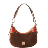 Dooney & Bourke Small Suede Hobo Handbag