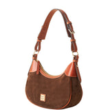 Dooney & Bourke Small Suede Hobo Handbag