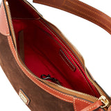 Dooney & Bourke Small Suede Hobo Handbag