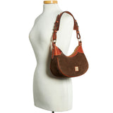Dooney & Bourke Small Suede Hobo Handbag