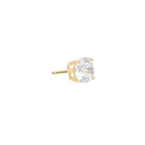 Athra Gold Crystal Stud Earrings
