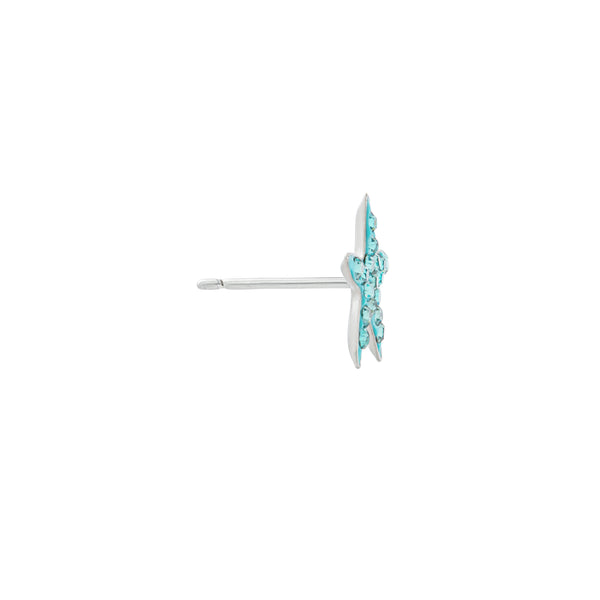 Athra Blue Starfish Stud Earrings