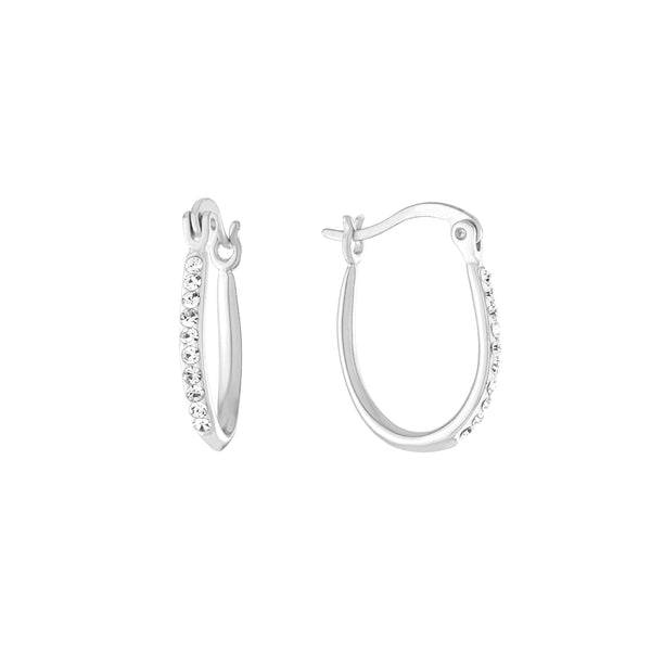 Athra Silver Hoop Earrings