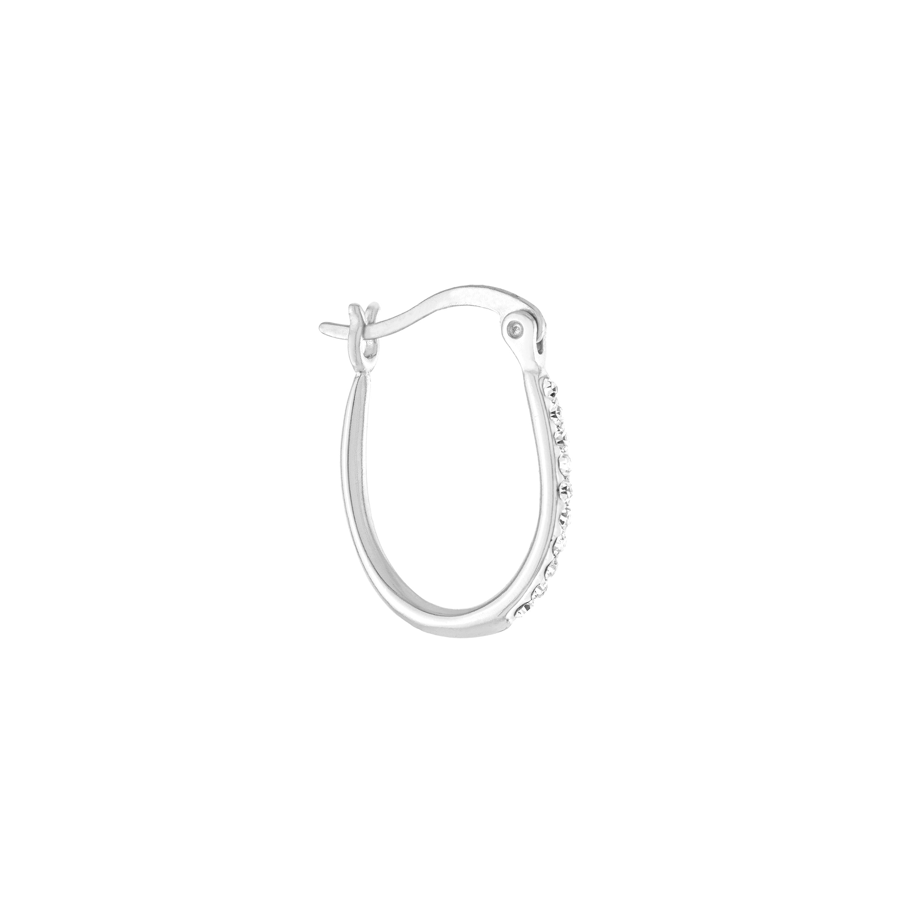 Athra Silver Hoop Earrings