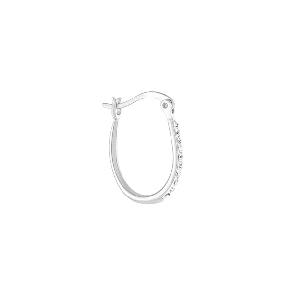 Athra Silver Hoop Earrings