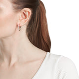 Athra Silver Hoop Earrings