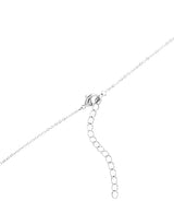 Athra Boxed Sterling Silver 16+2" 8mm Starlight Cubic Zirconia Solitare Necklace