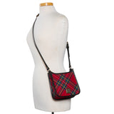 Dooney & Bourke Tartan Small Messenger Crossbody Handbag