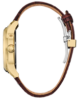 Citizen Mens Calendrier Watch - Brown Leather Strap