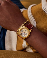 Citizen Mens Calendrier Watch - Brown Leather Strap