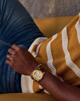 Citizen Mens Calendrier Watch - Brown Leather Strap