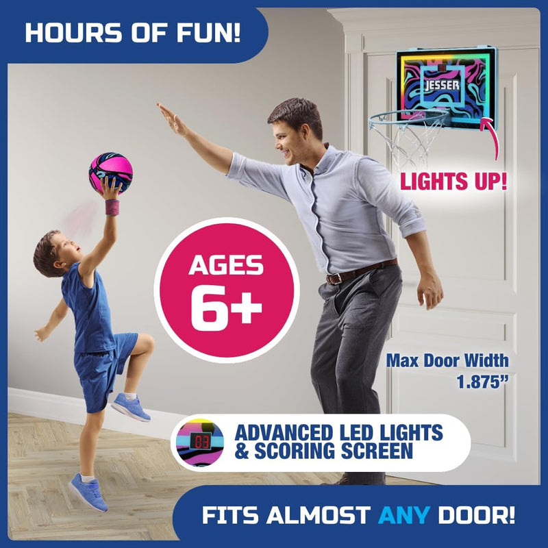 Jesser Hoop Over The Door Mini Basketball Hoop