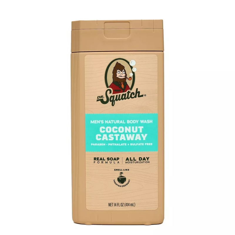 Dr. Squatch Coconut Castaway Body Wash - 14 oz.
