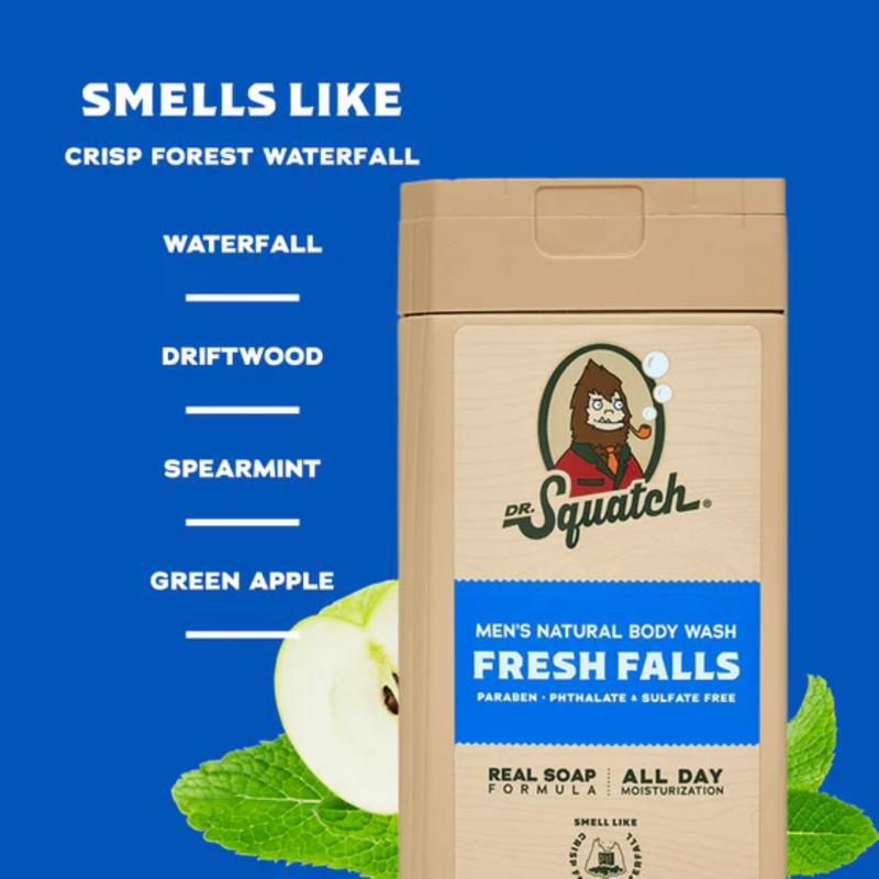 Dr. Squatch Fresh Falls Body Wash - 14 oz.