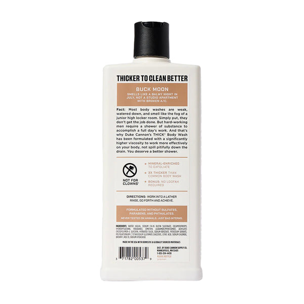 Duke Cannon Supply Co. Thick Body Wash - Buck Moon