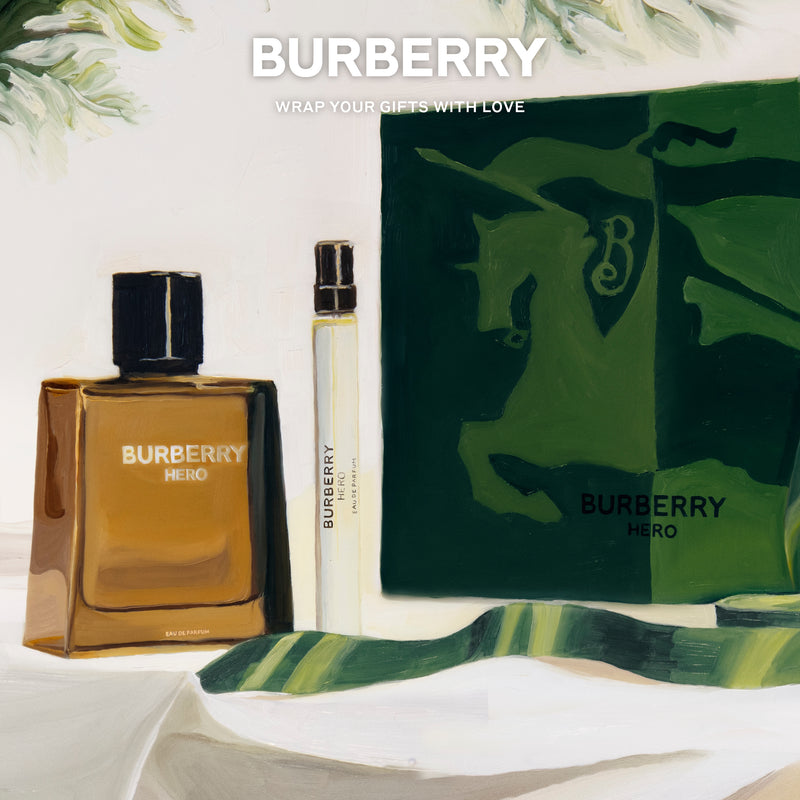 BURBERRY HERO 100ml サンプル 3pc Burberry HERO For Men Eau de Toilette & Eau de Parfum