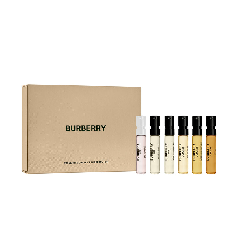 Burberry Womens Fragrance Coffret 6-Vial Gift Set