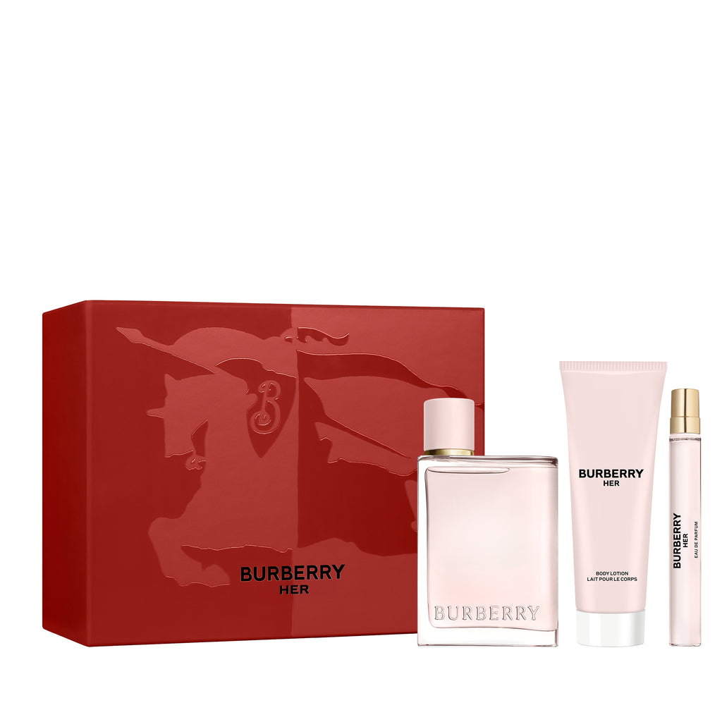 新品　Burberry Her Parfum 50ml & キャンドルセット Burberry Her Eau de Parfum 3-Piece Gift Set – ShopCGX
