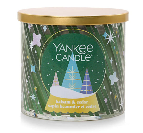 Yankee Candle 3-Wick Candle - Balsam & Cedar