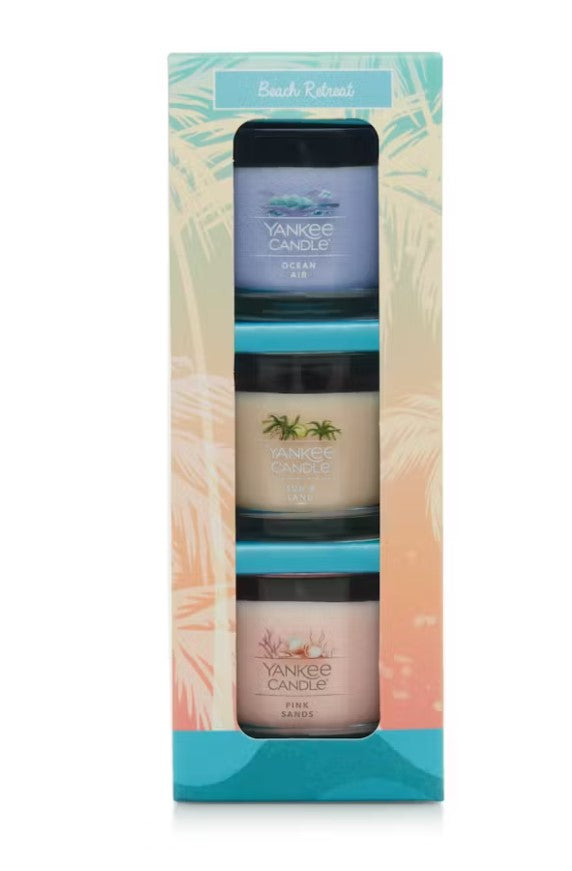 Yankee Candle Beach Retreat Minis Gift Set of 3