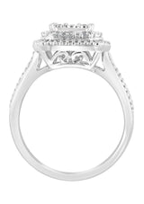 Effy Sterling Silver 1/10 ct. t.w. Diamond Miracle Set Ring