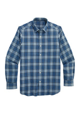 Vineyard Vines Mens Plaid Twill Long Sleeve Button-Up Shirt