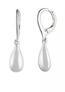 Lauren Ralph Lauren Silver Lever Back Earrings