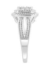 Effy Sterling Silver 1/10 ct. t.w. Diamond Miracle Set Ring