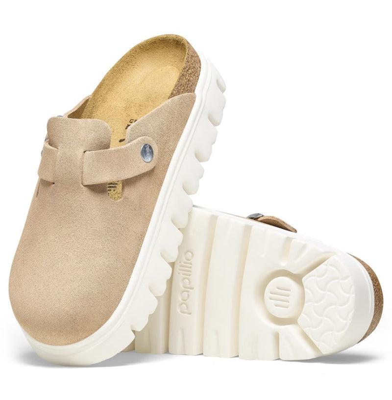 Birkenstock Boston Chunky Suede Leather Clog - Medium/Narrow