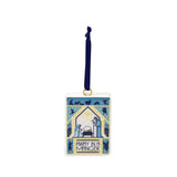 Steel Mill & Co. Away In A Manger Ceramic Book Ornament