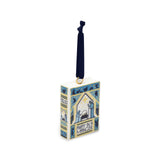 Steel Mill & Co. Away In A Manger Ceramic Book Ornament