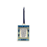 Steel Mill & Co. Away In A Manger Ceramic Book Ornament