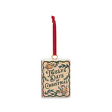 Steel Mill & Co. 12 Days of Christmas Ceramic Book Ornament