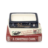 Steel Mill & Co. Holiday Classics Stacked Books Candle