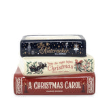 Steel Mill & Co. Holiday Classics Stacked Books Candle