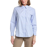 Brooks Brothers Womens Oversized Poplin Blouse Shirt