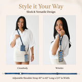 Save The Girls Clip & Go Strap w/Pouch Lanyard