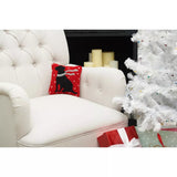 C&F Home Winter Dog Hooked Mini Pillow
